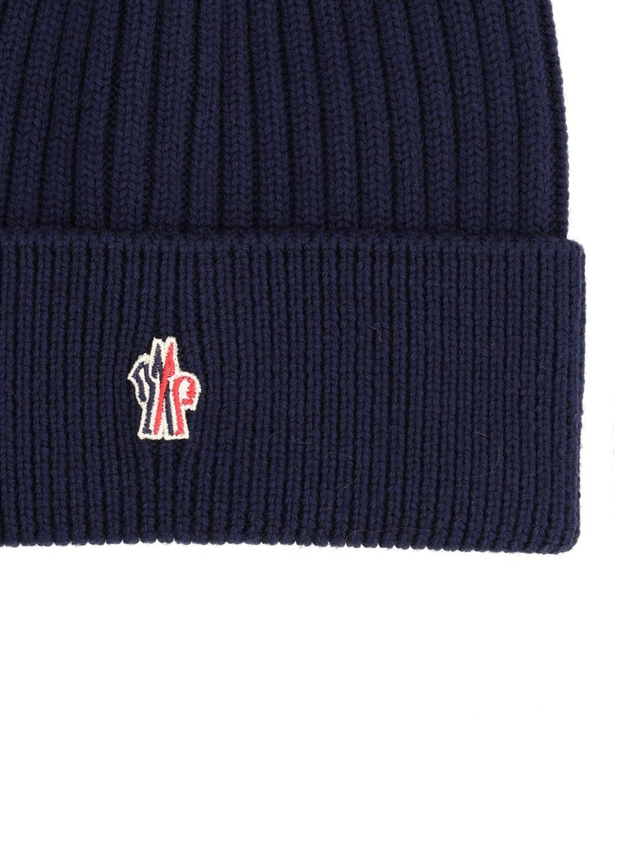 Berretto in Lana con Patch Logo