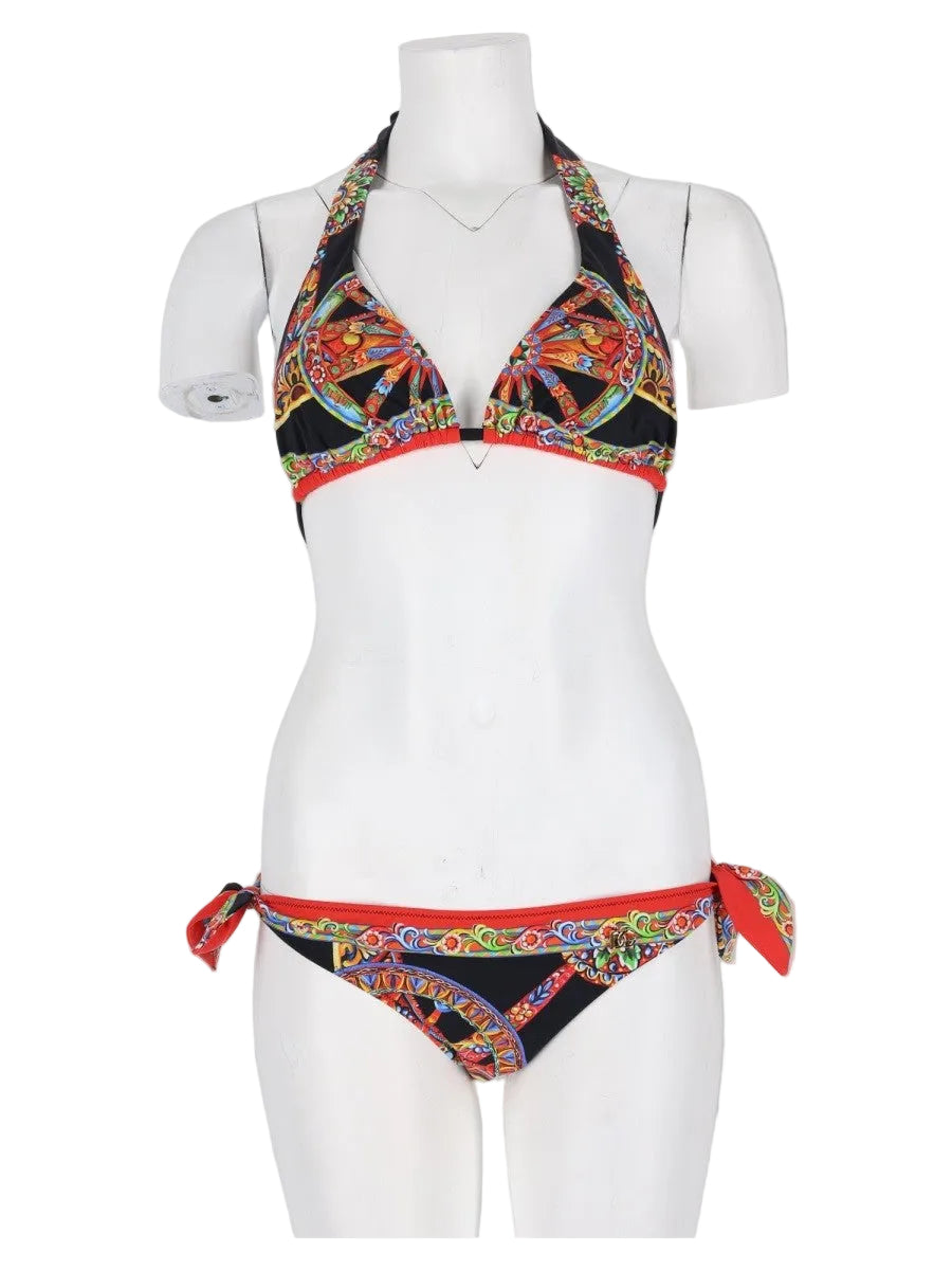 Bikini a triangolo con stampa