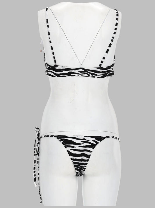 BIKINI "IL PRIMO BAGNO" CON STAMPA ANIMALIER