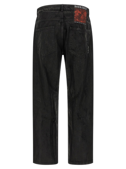 Black 'Darkened' jeans