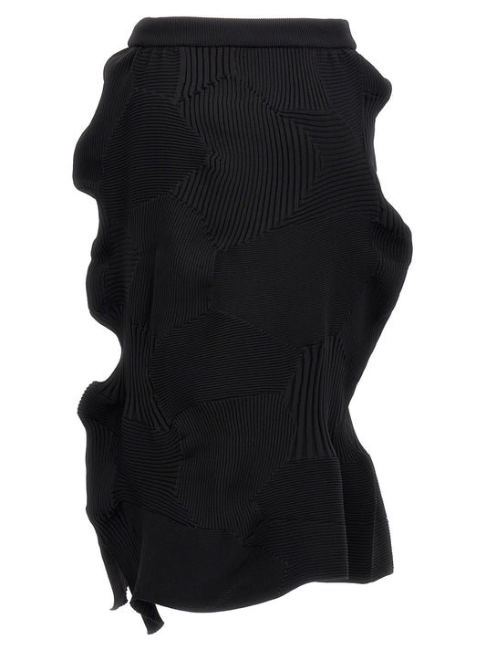 Black 'Kone Kone' skirt