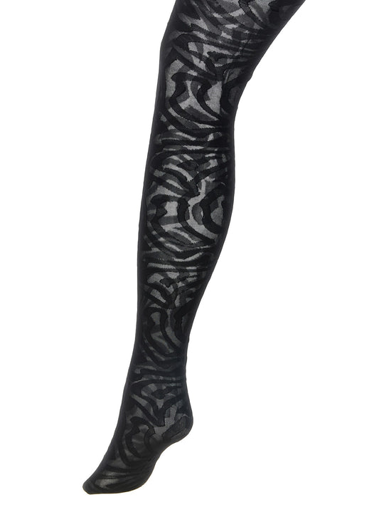 Black 'Labirinto' tights