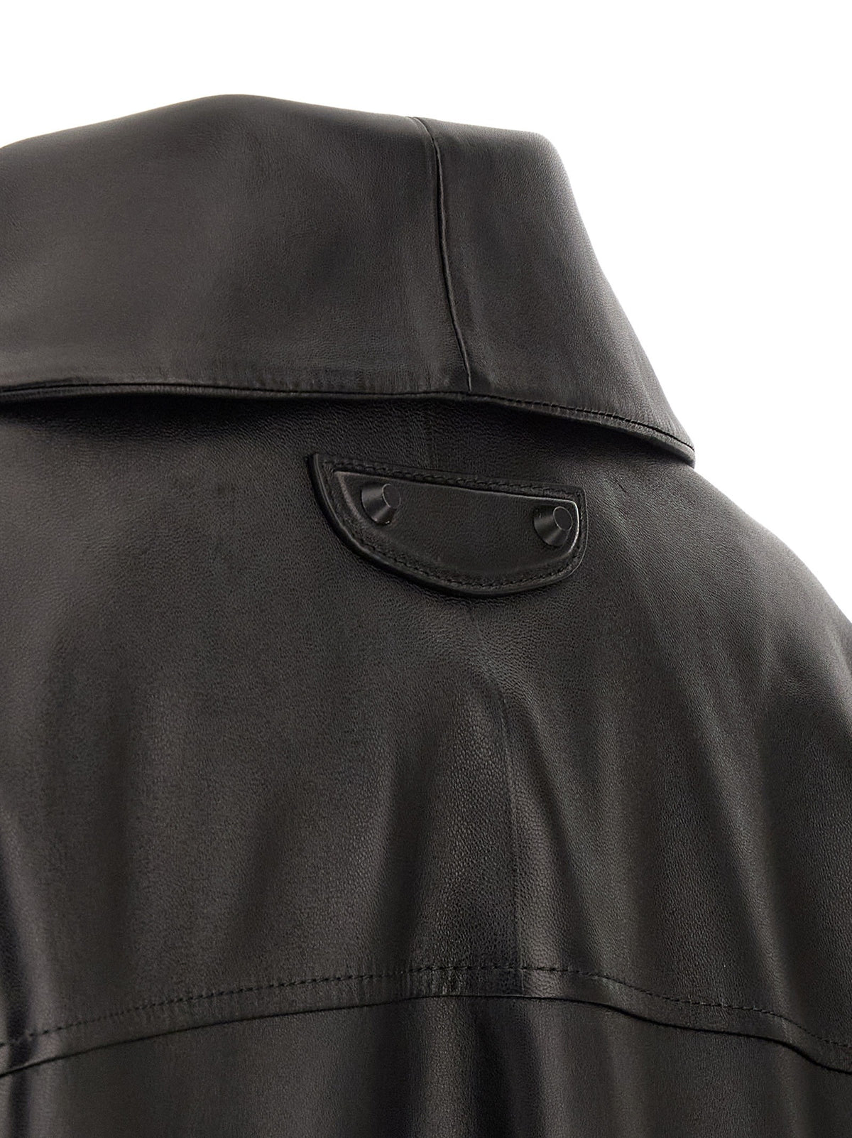 Black leather 'Le City' jacket