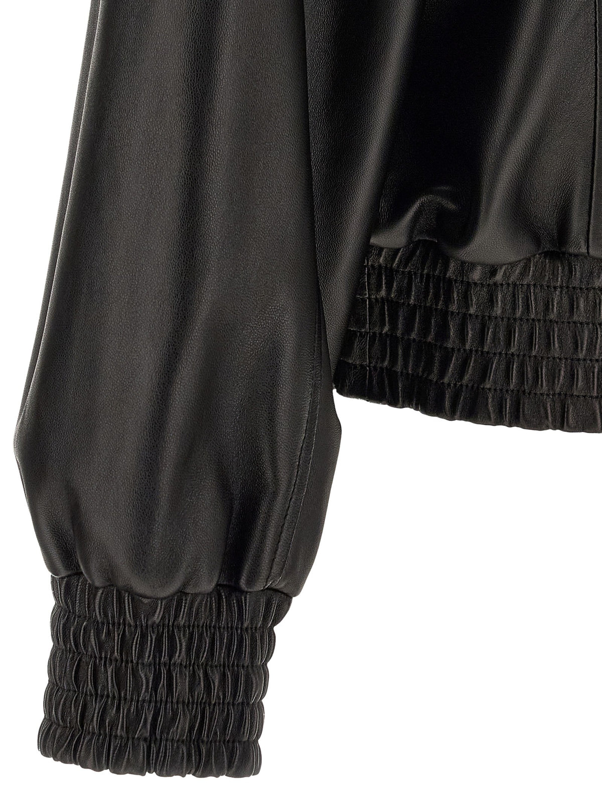 Black leather 'Le City' jacket