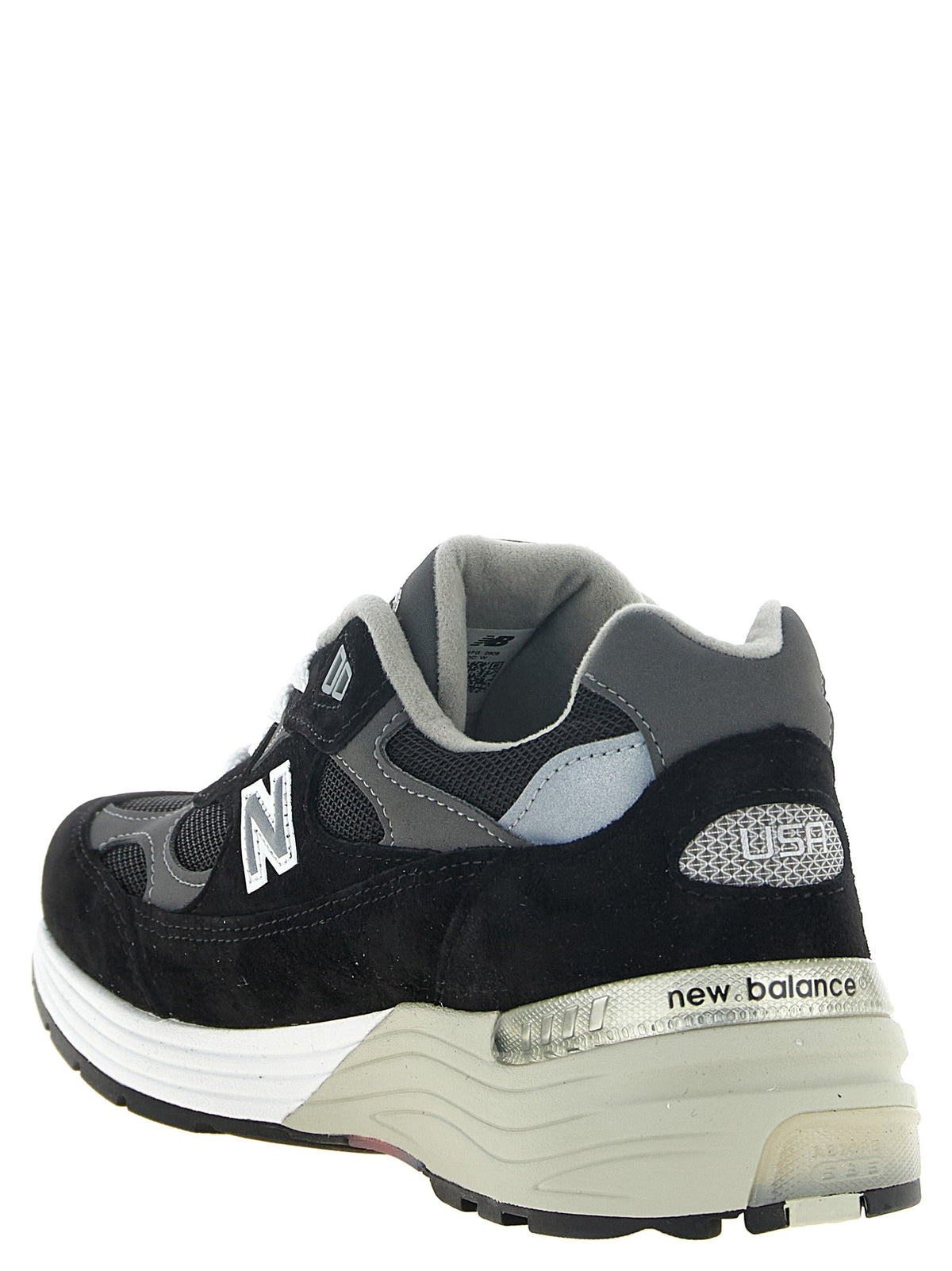 Black 'Made in USA 992' sneakers