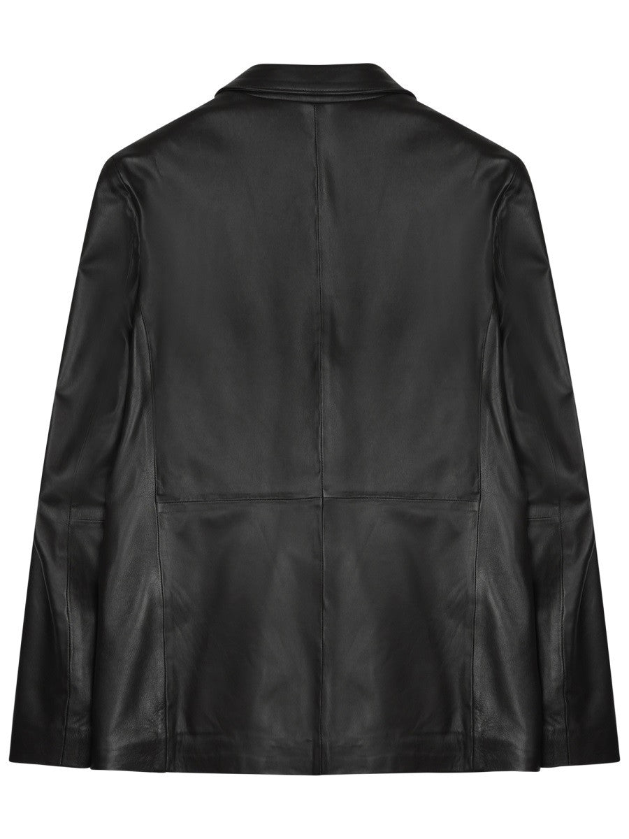 BLAZER DOPPIOPETTO "ARIELLE" IN PELLE