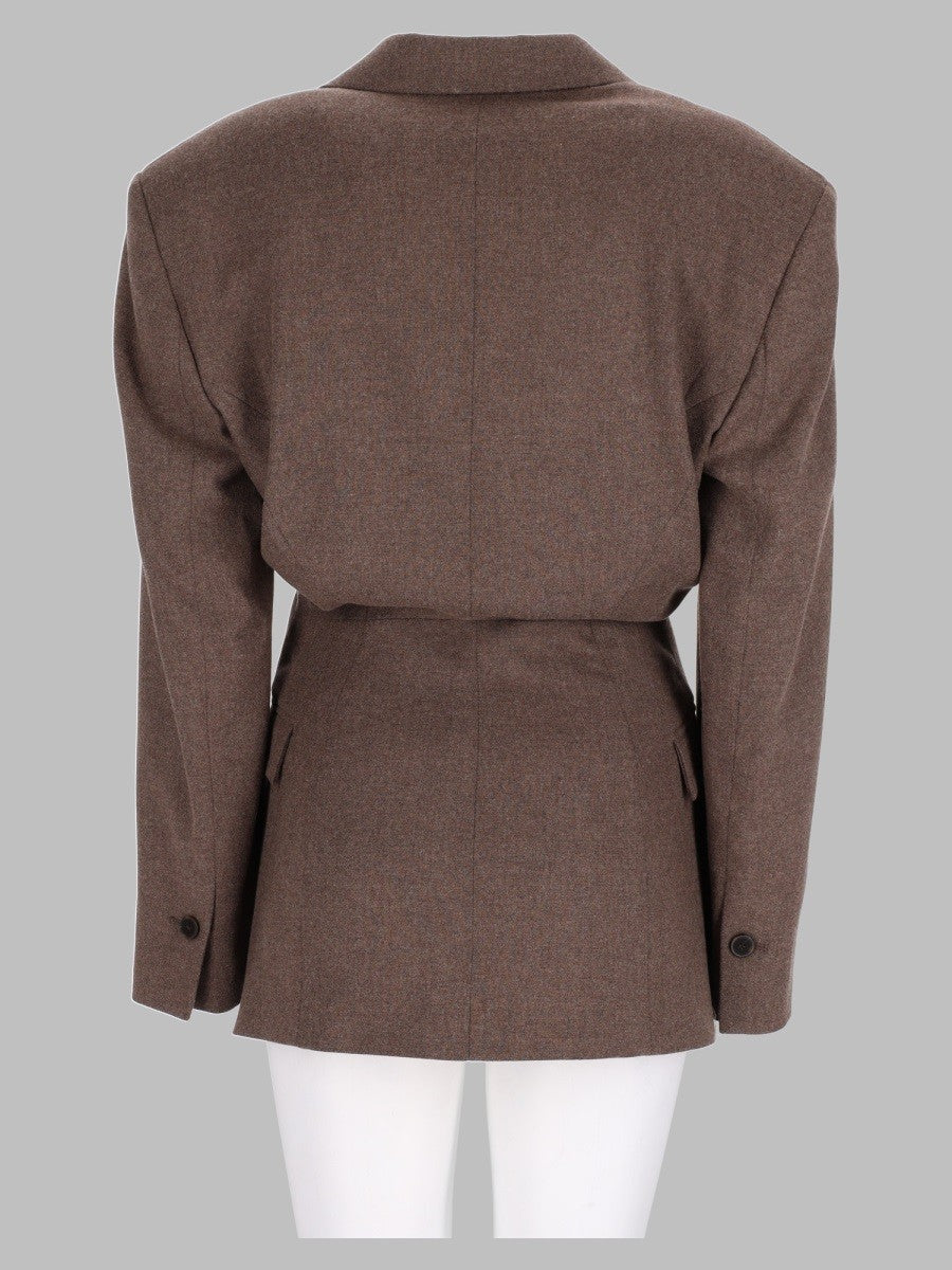 Blazer Sagomato in Flanella