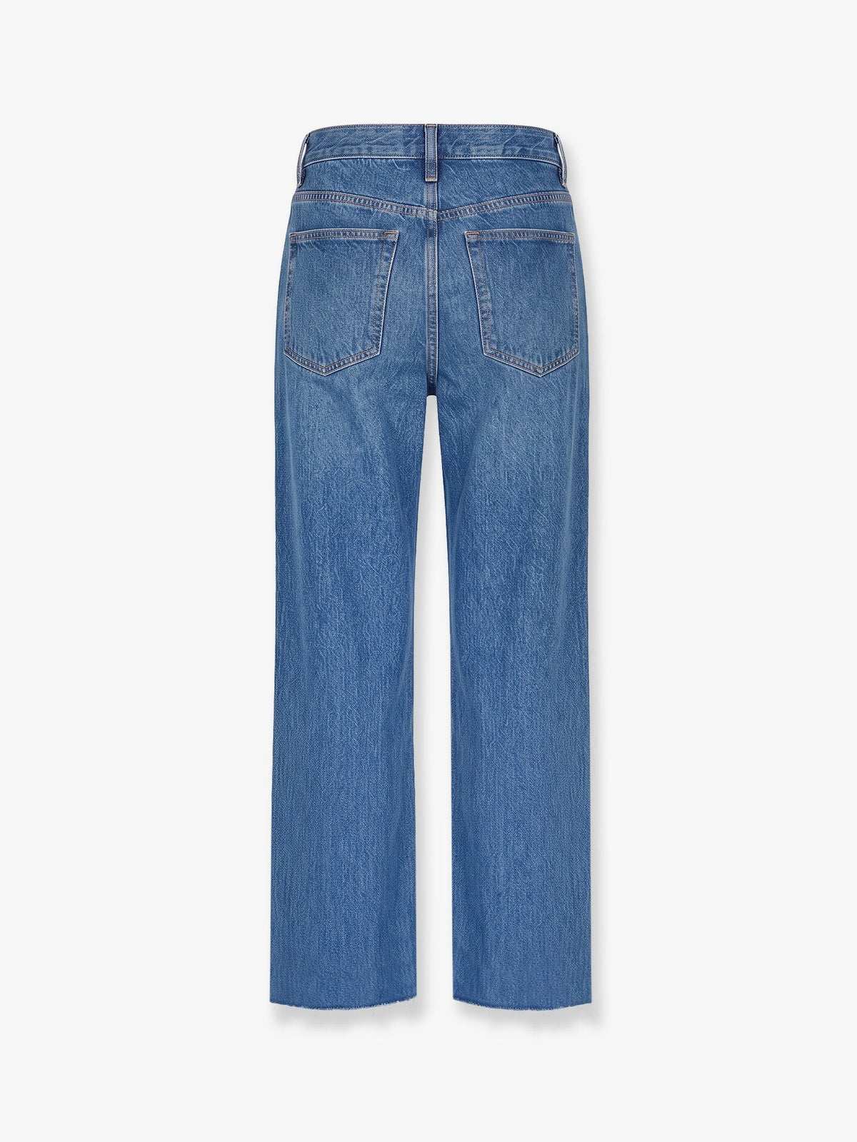 Blue denim jeans