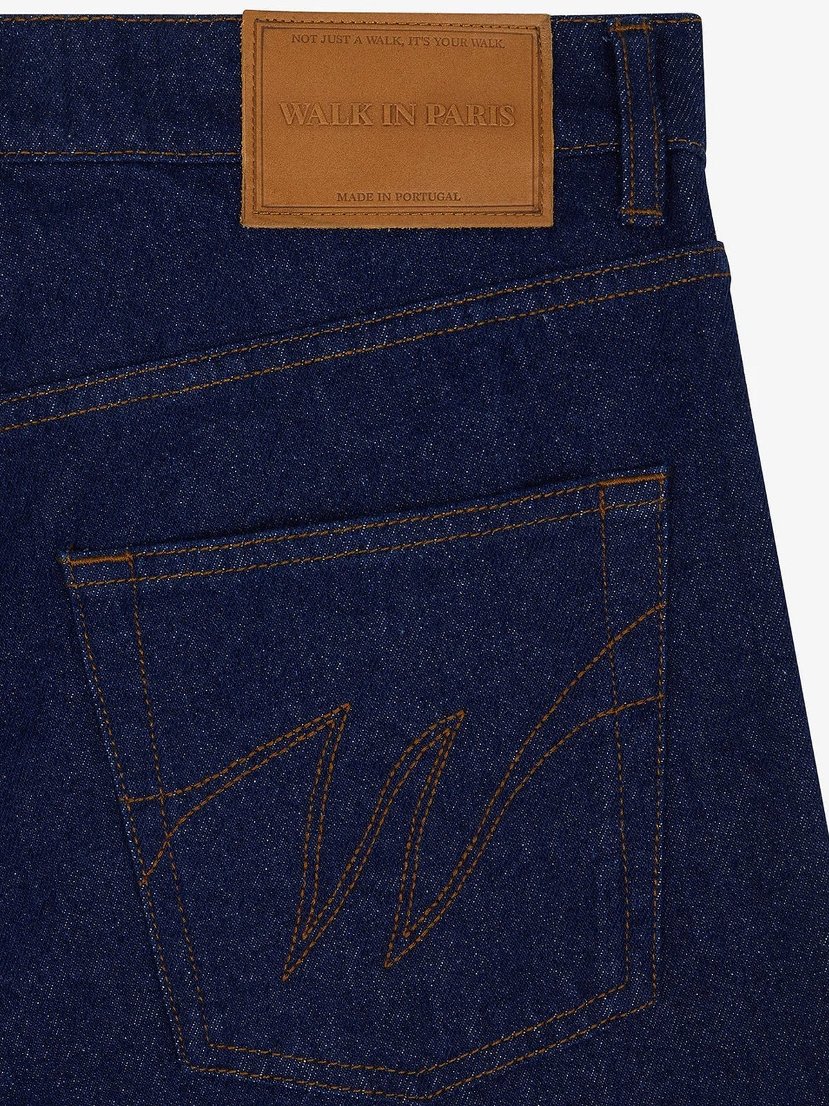 Blue denim jeans
