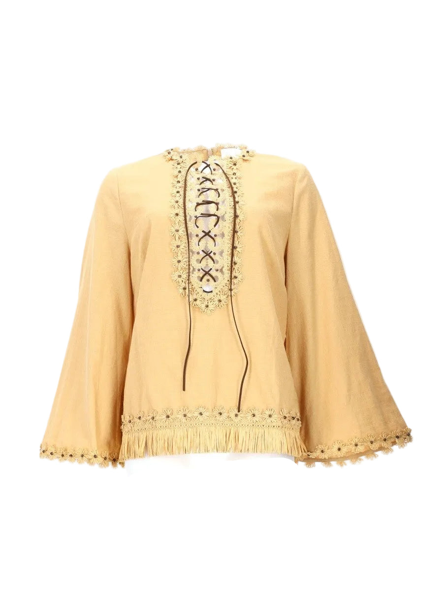 BLUSA CON FRANGE