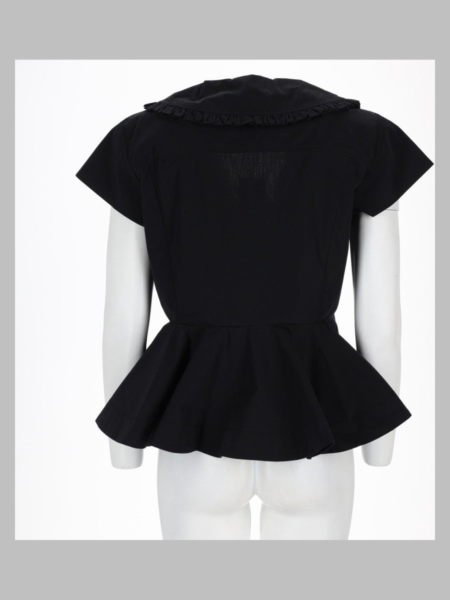 Blusa In Popeline Di Cotone