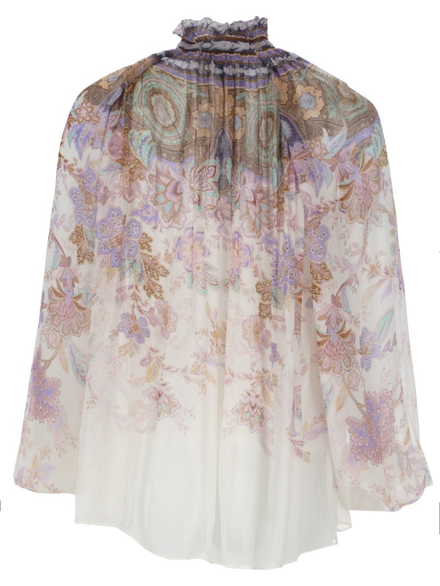 BLUSA "LUNA" CON MANICHE A SBUFFO