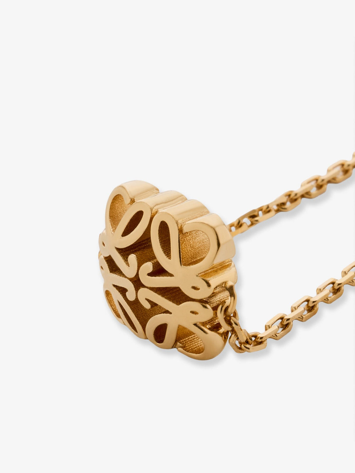 Bombè Anagram Brass necklace