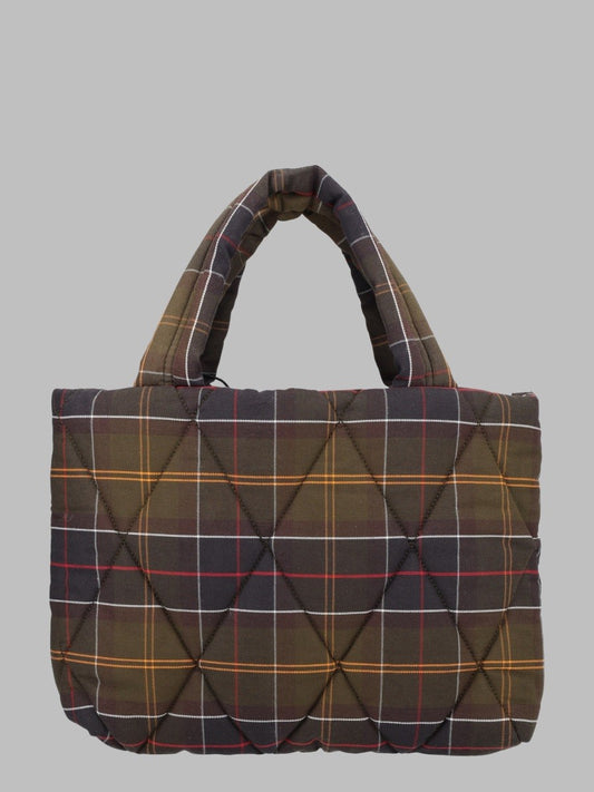 Borsa con Motivo Tartan