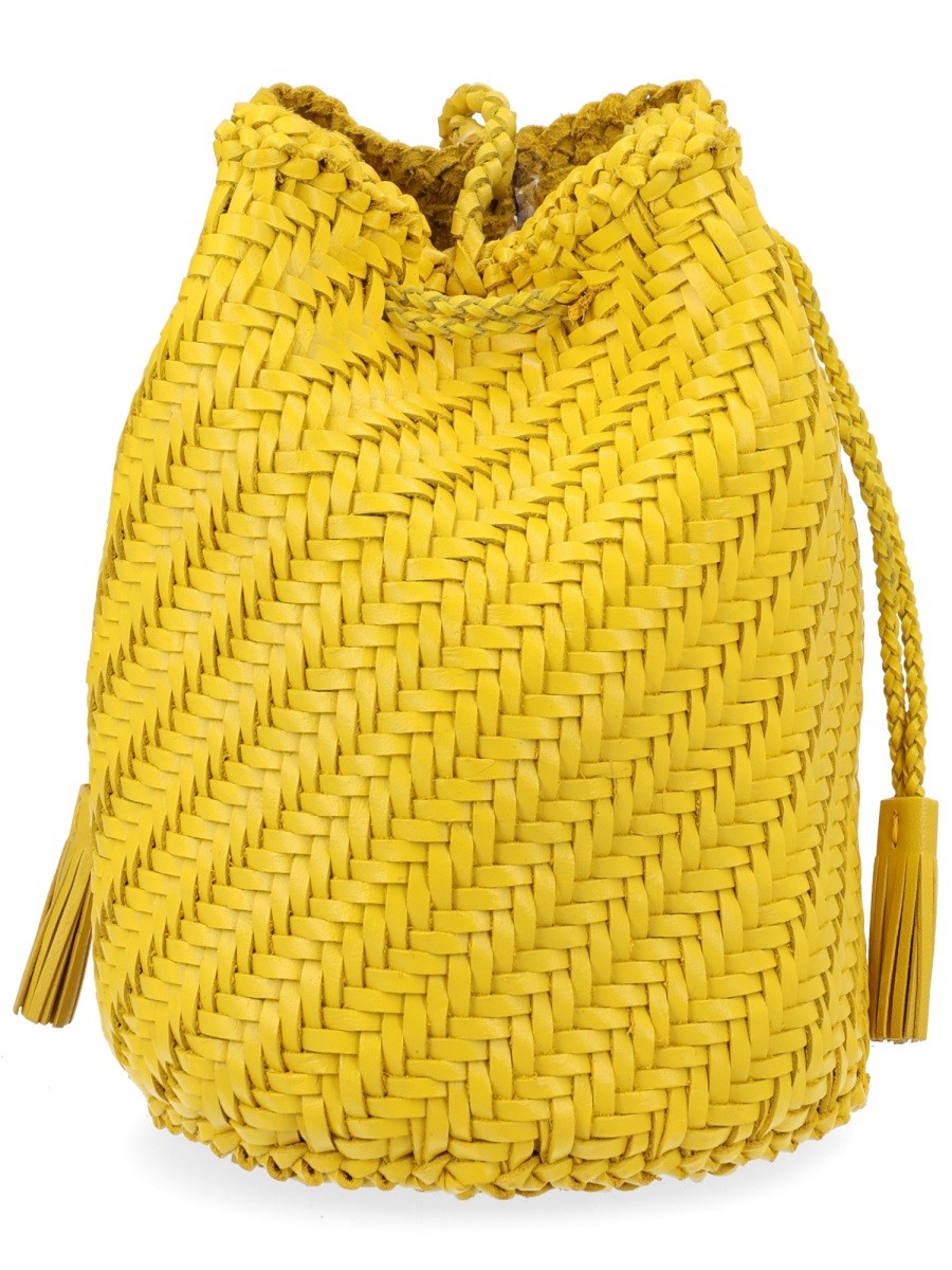 BORSA "POMPOM DOUBLE JUMP TAN"