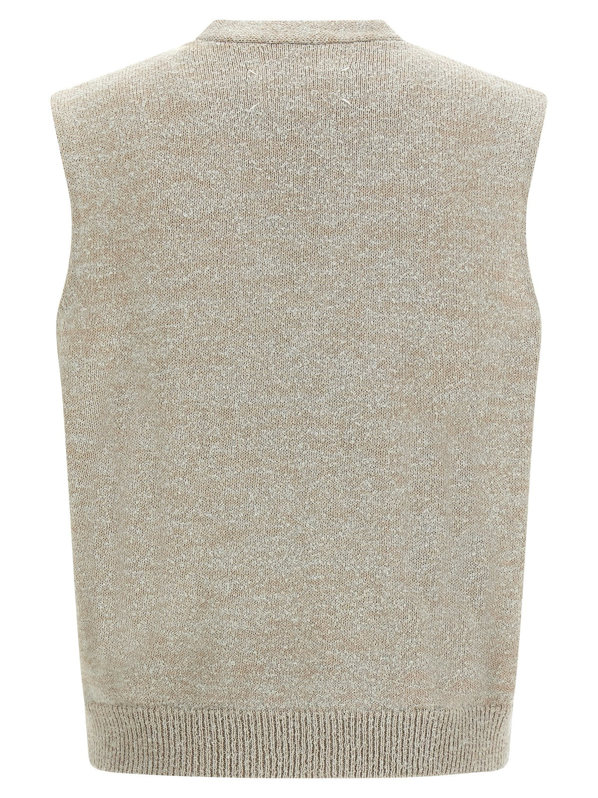 Bouclé knit vest