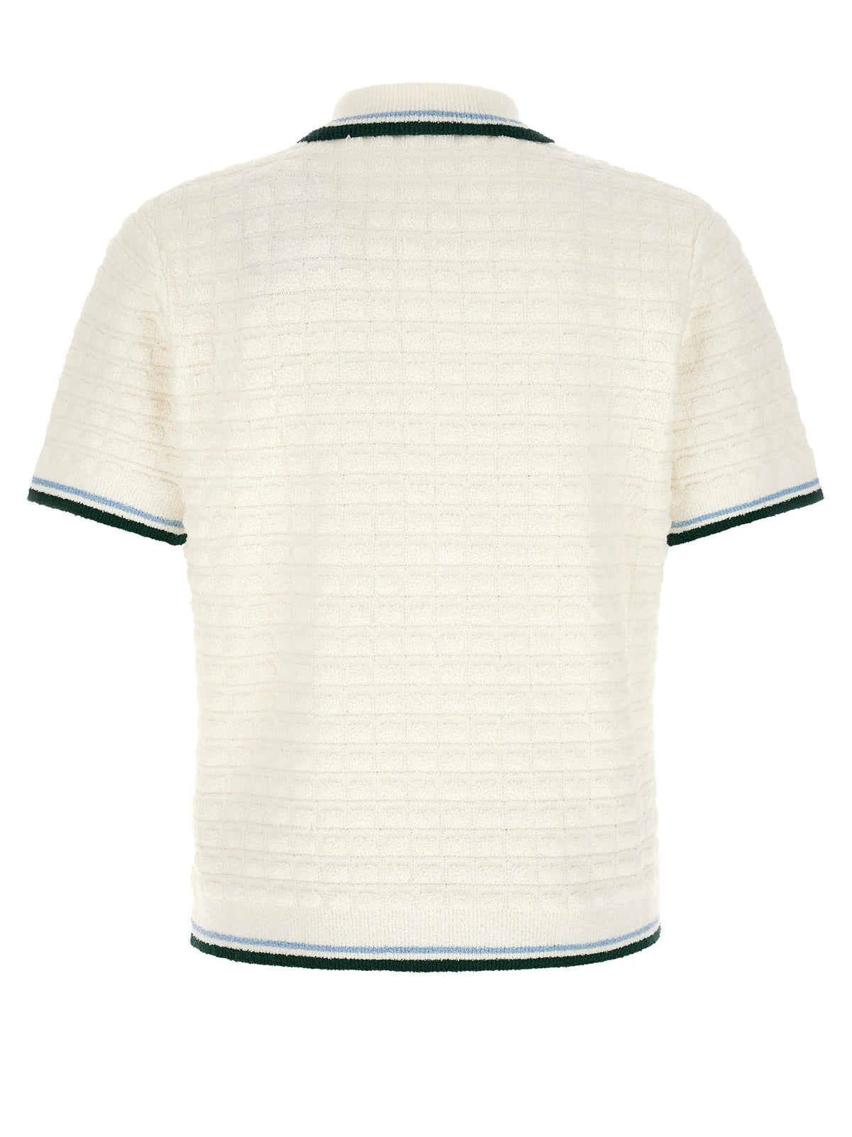 Bouclé polo shirt