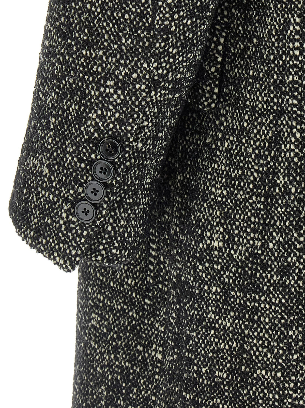 Bouclé wool coat
