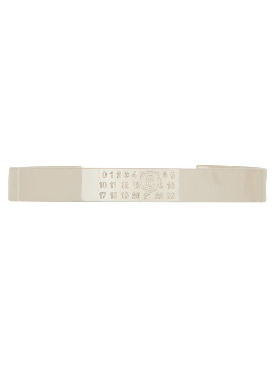 BRACCIALE RIGIDO CON LOGO "NUMERIC MINIMAL SIGNATURE"