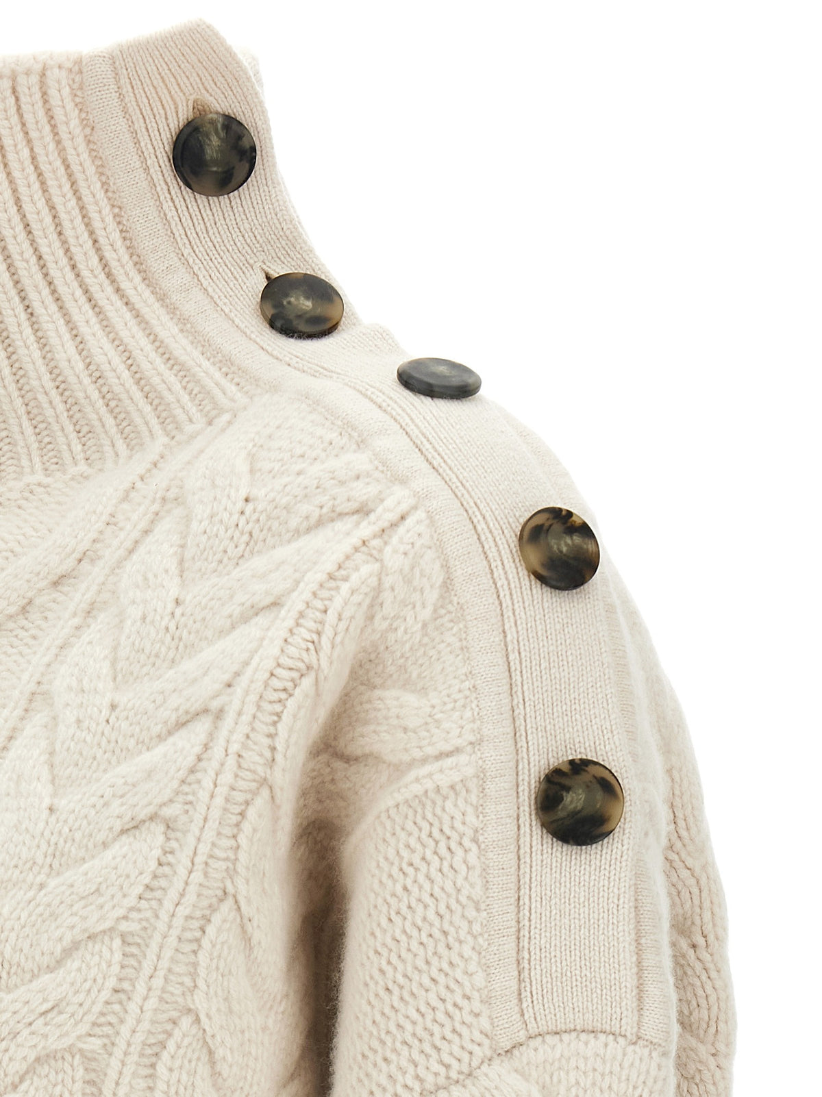 Braided sweater