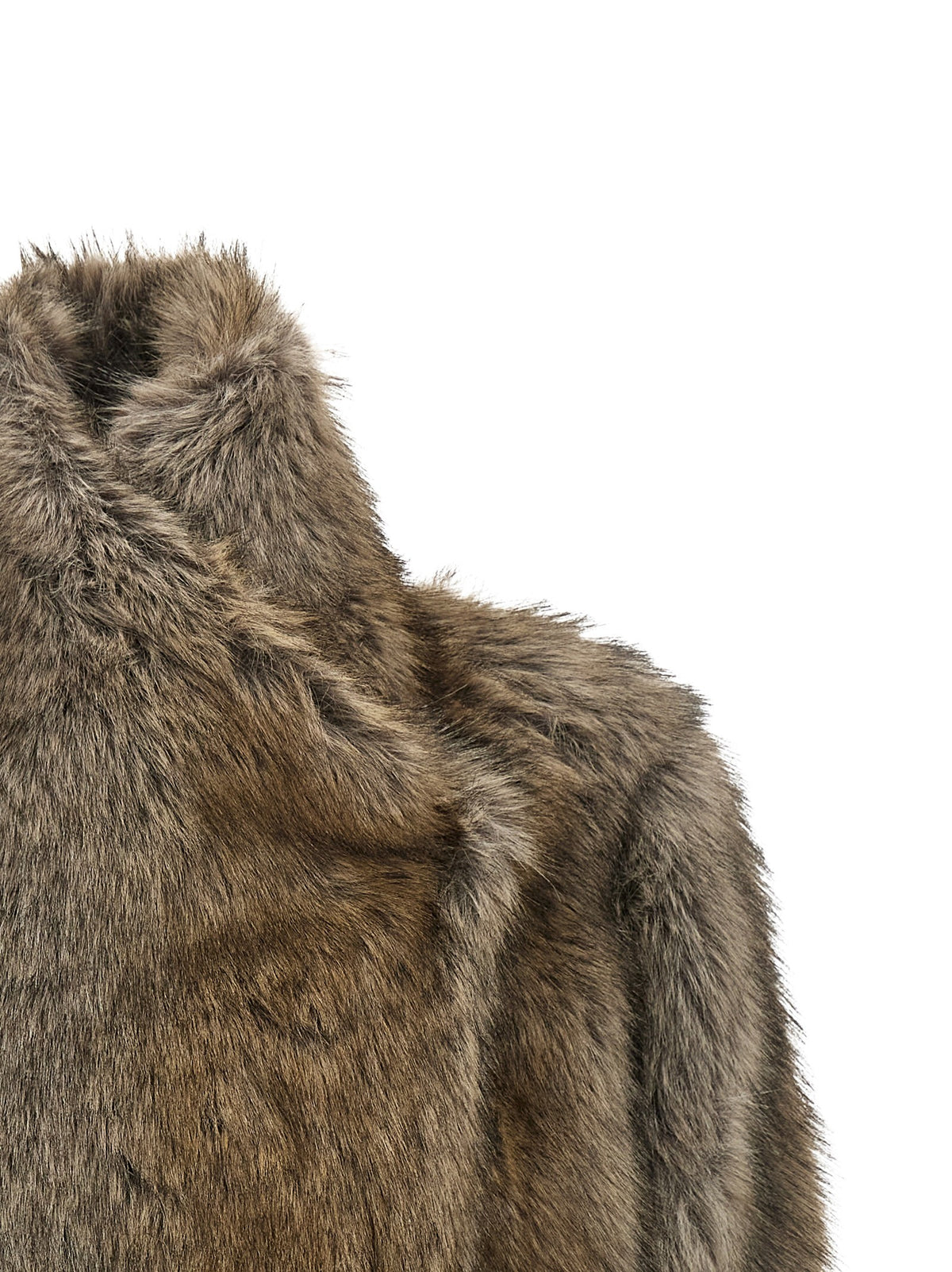 'Brigitte First' eco-fur coat