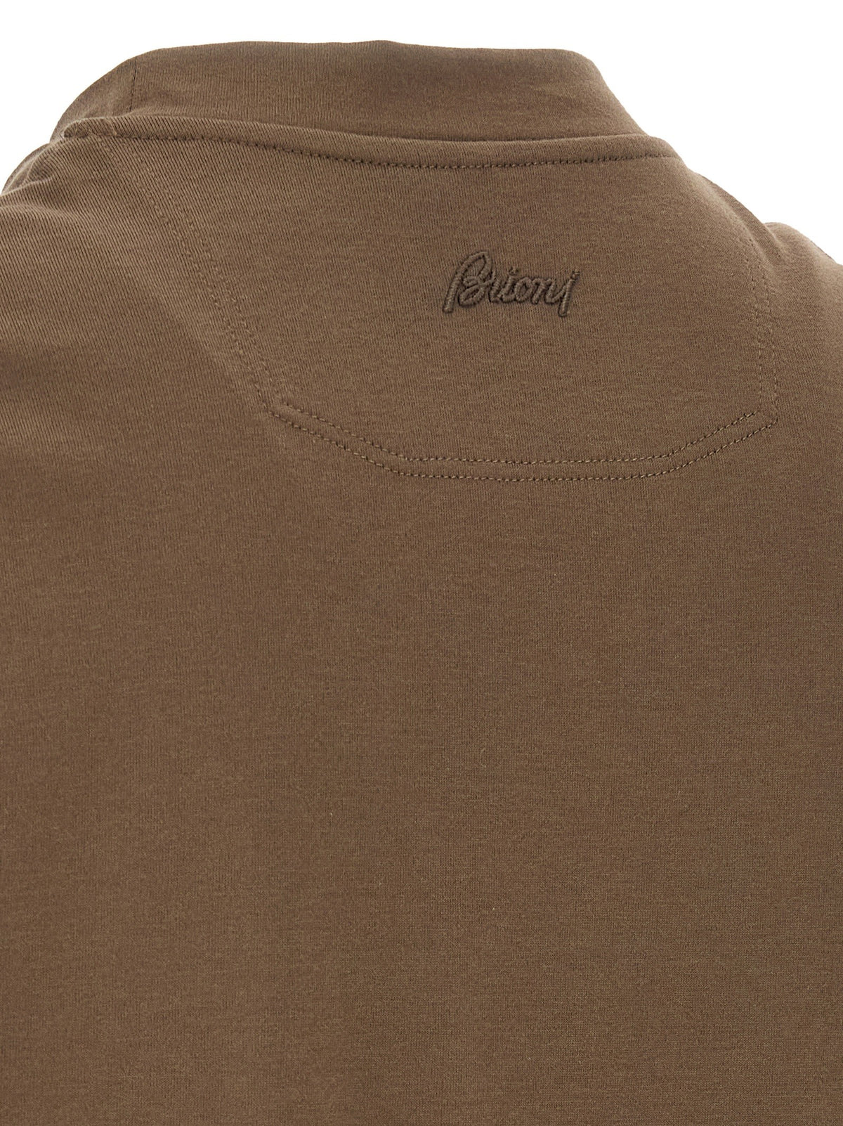 Brown cotton t-shirt