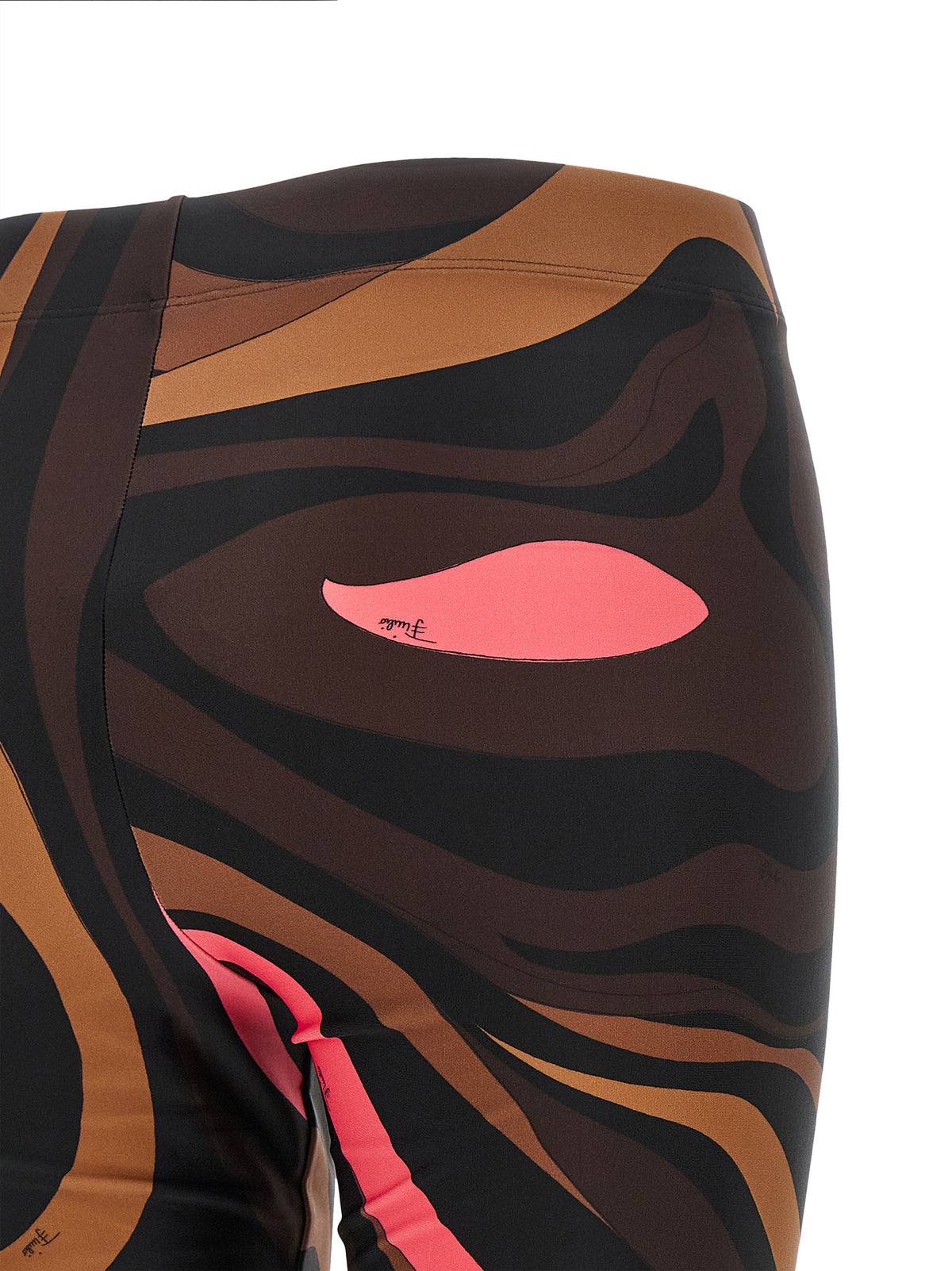 Brown 'Marmo' leggings