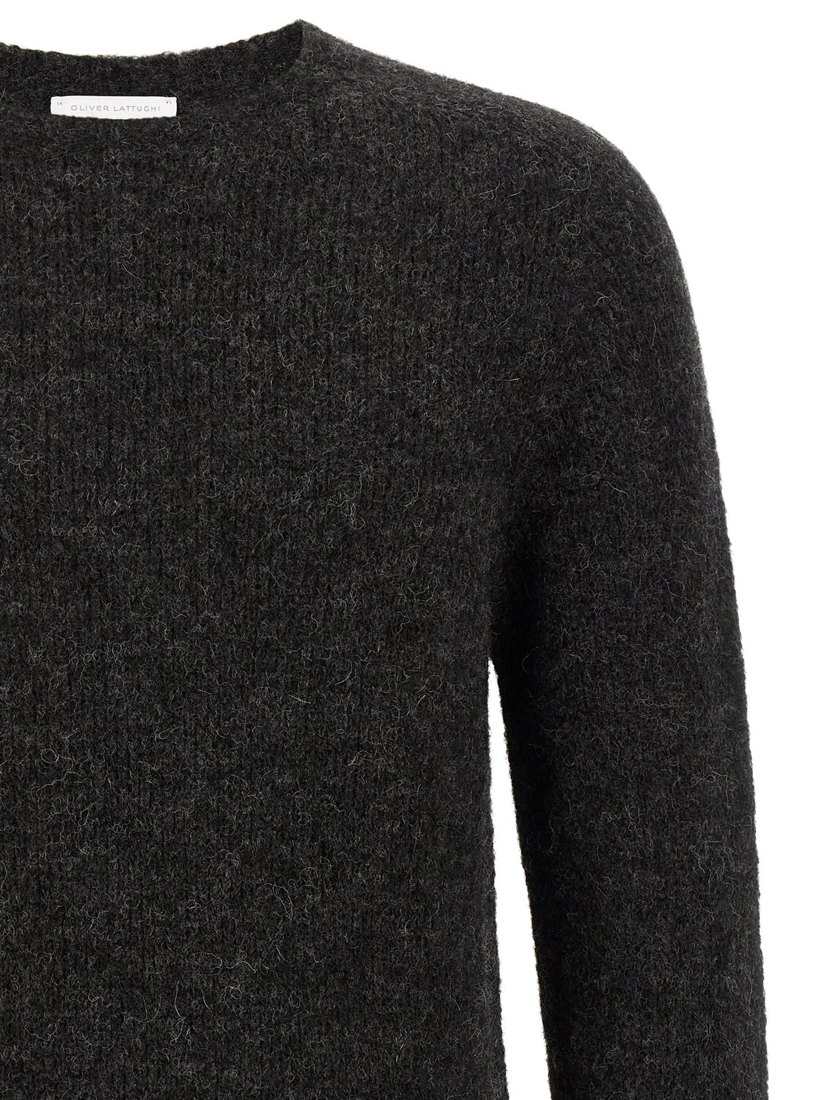 Brushed alpaca sweater