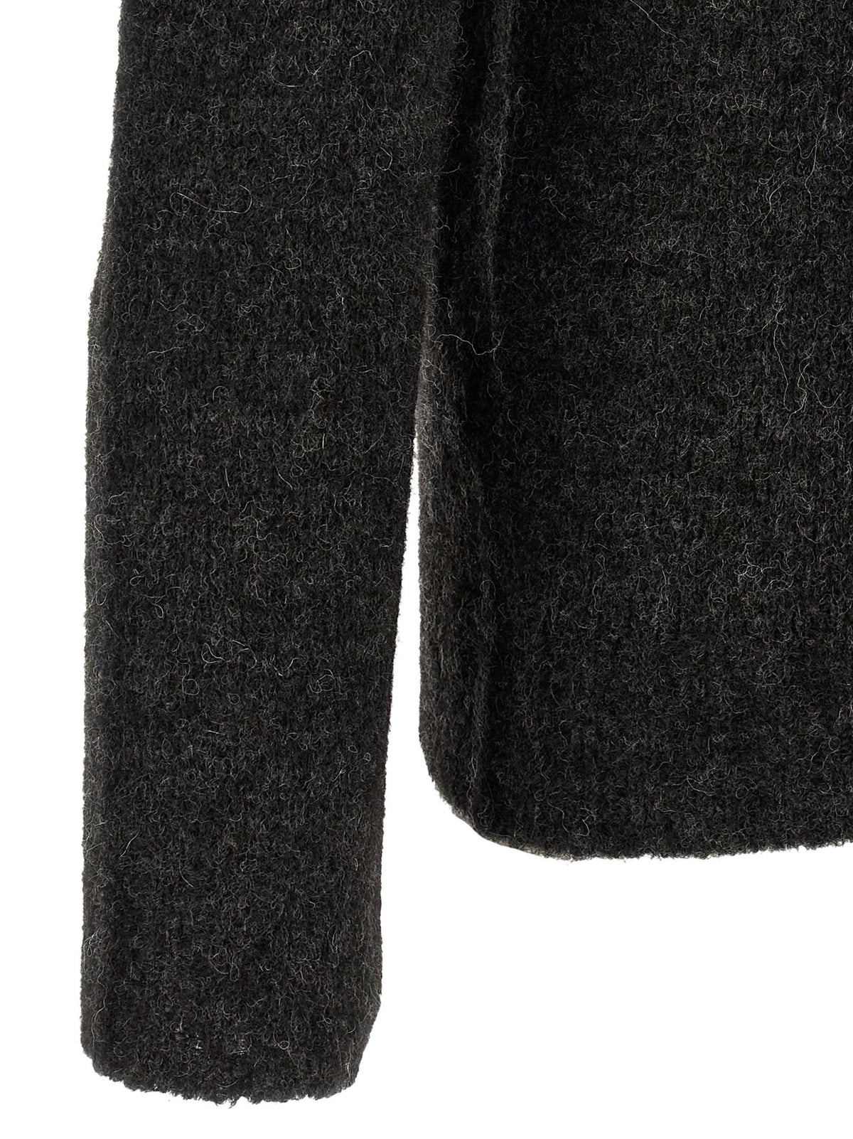 Brushed alpaca sweater