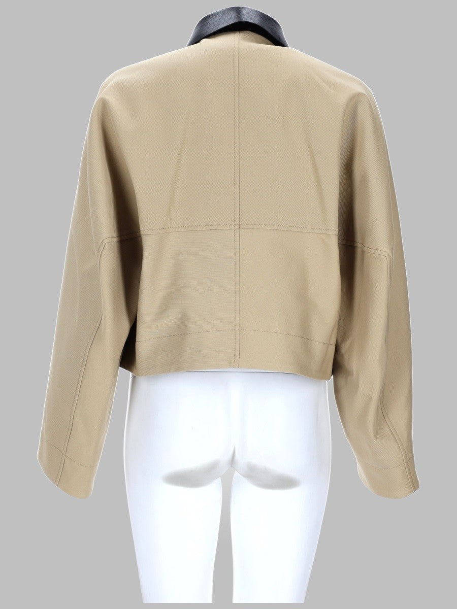 CABAN CROPPED IN COTONE E LANA