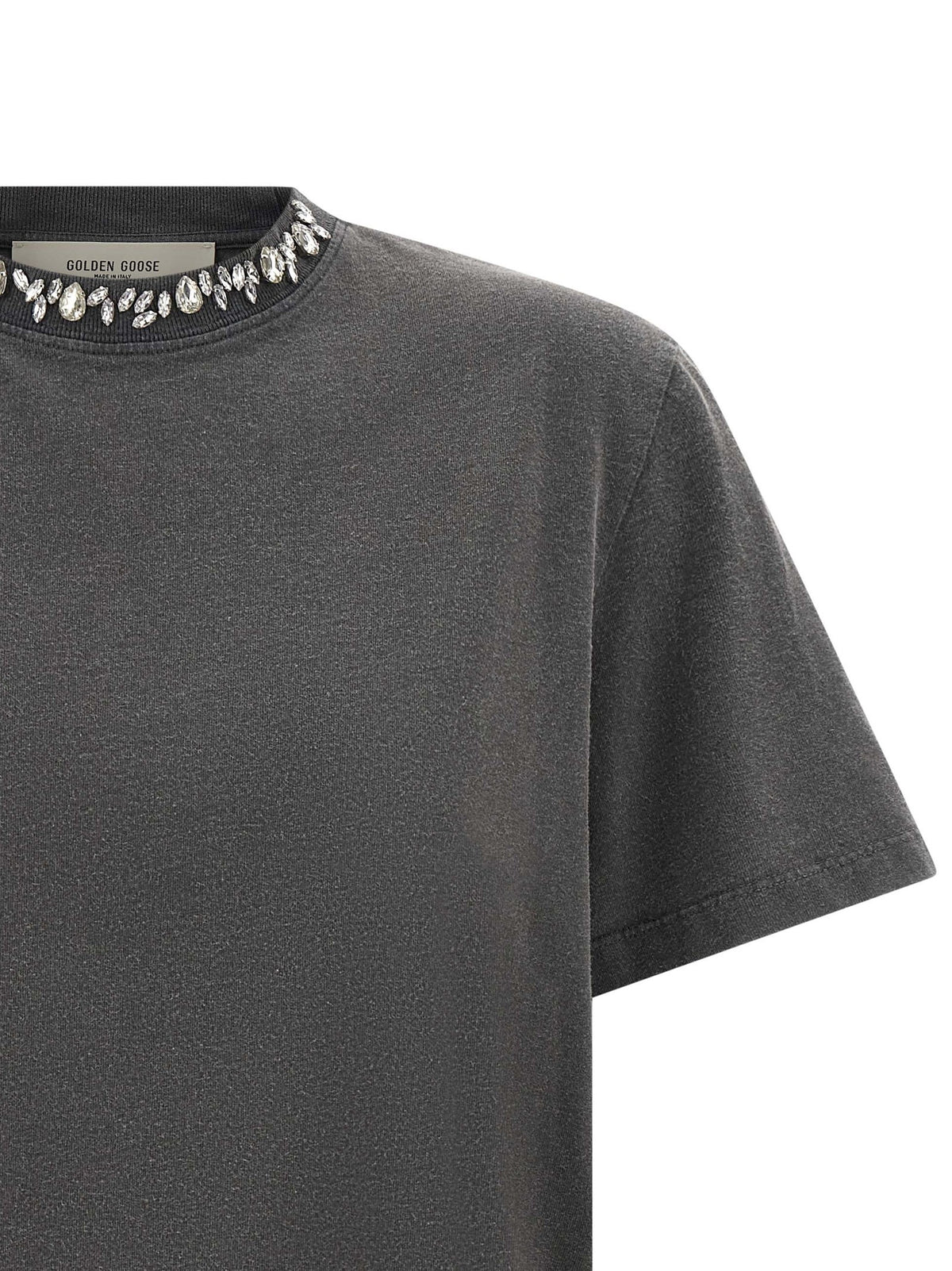 Cabochon crystal t-shirt