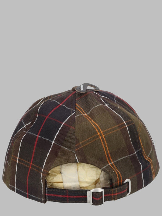Cappello da Baseball con Motivo Tartan