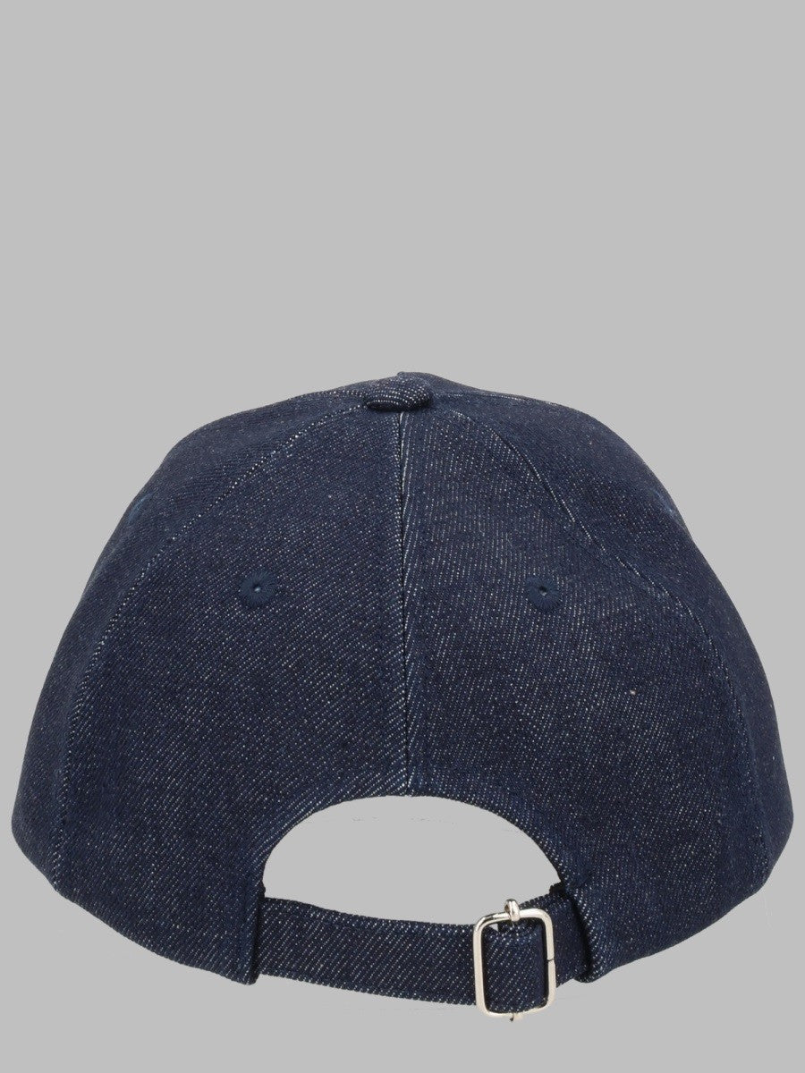 Cappello da Baseball in Denim di Cotone Cerato