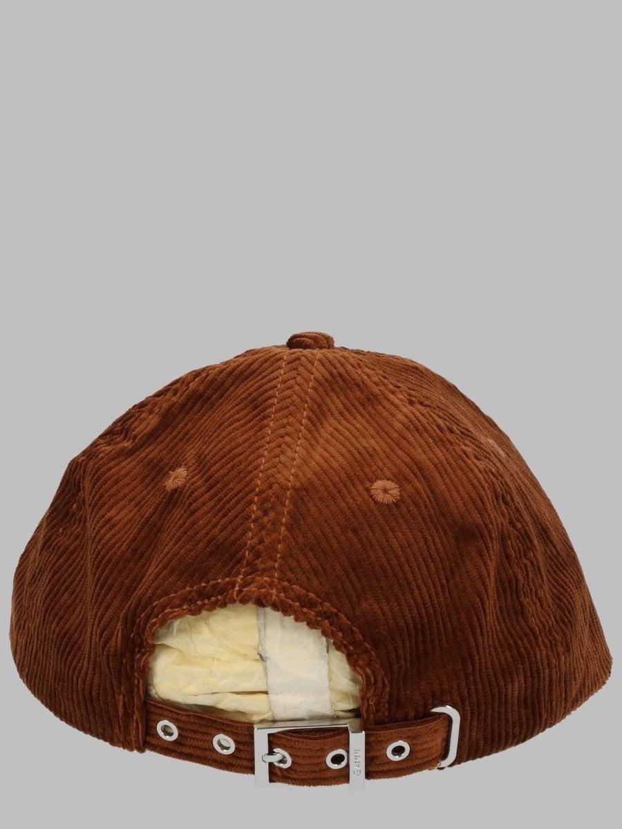 Cappello da Baseball in Velluto a Coste