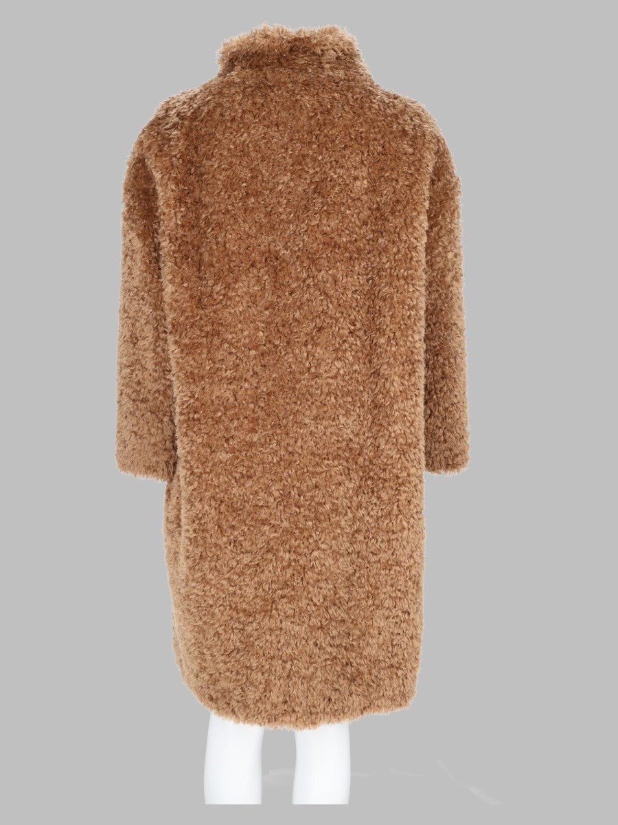 Cappotto Teddy Curly in Ecopelliccia