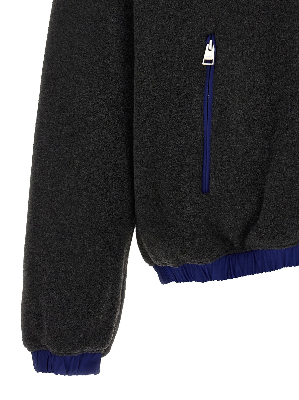Carbon grey vareuse sweatshirt