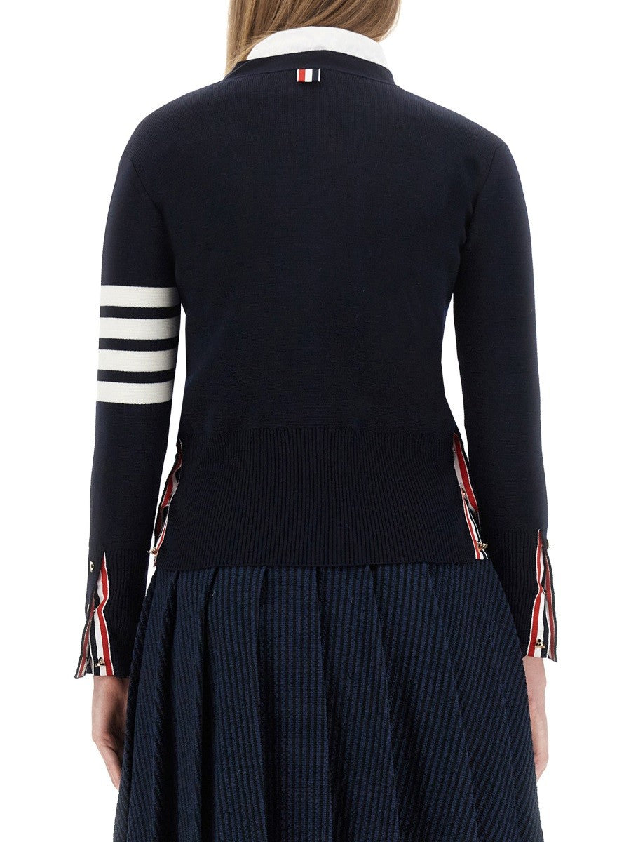 CARDIGAN CON SCOLLO A V