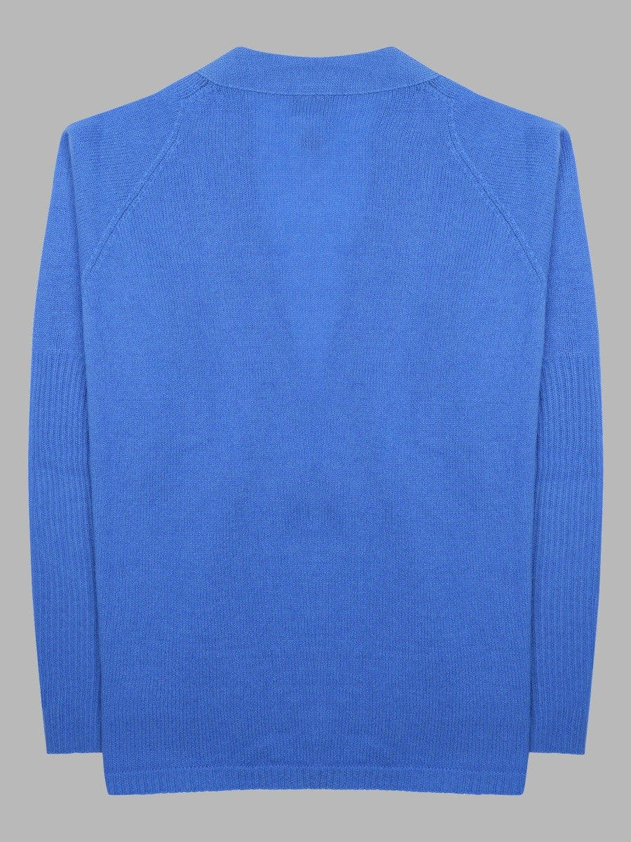Cardigan In Lana Merino e Cashmere