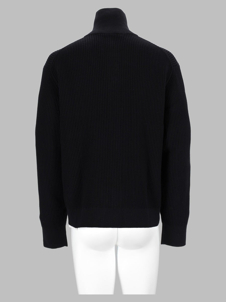 Cardigan In Maglia Di Cotone A Coste