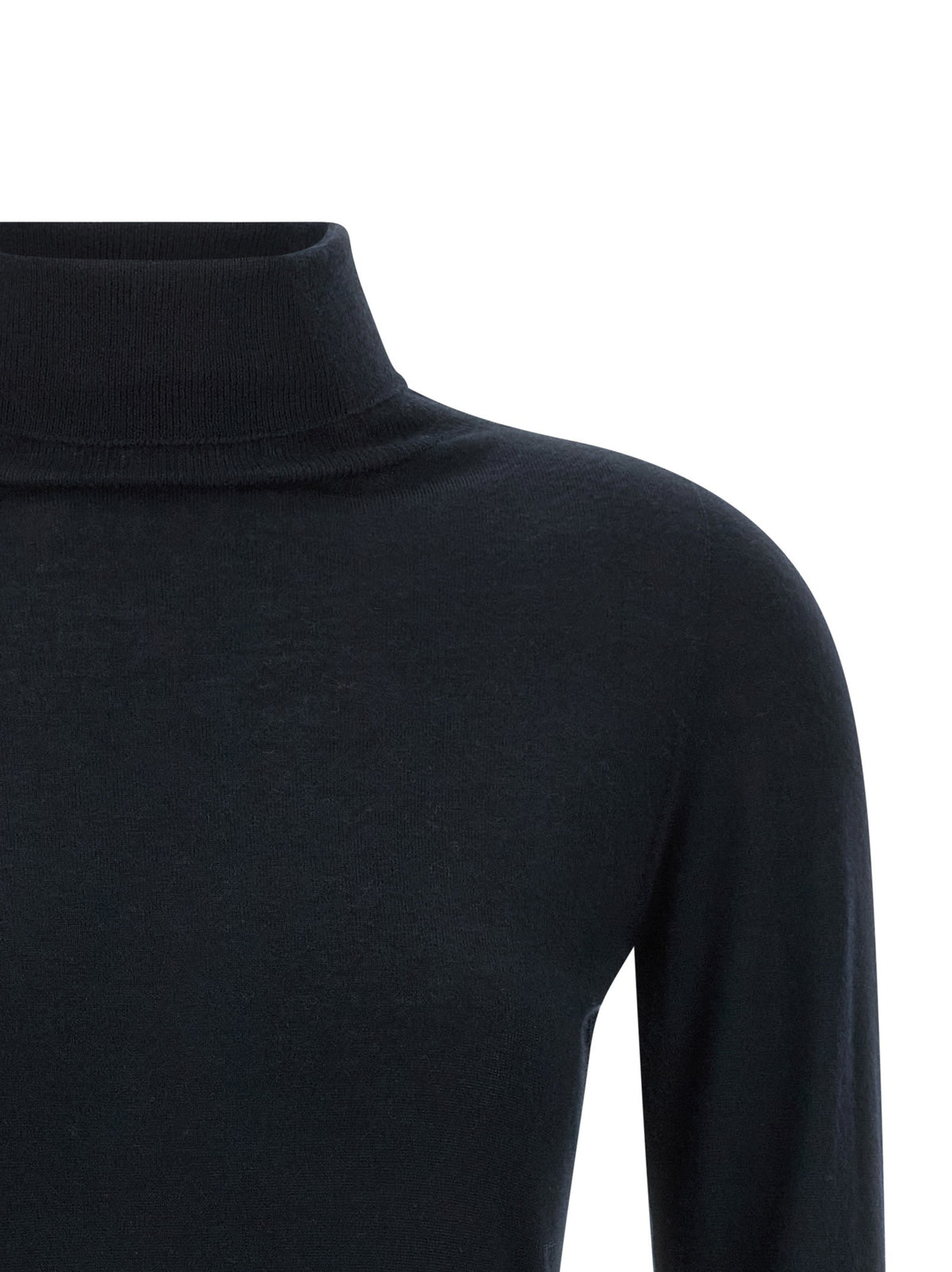 Cashmere and silk turtleneck sweater