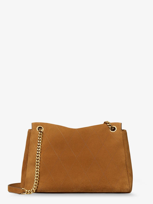 Charlie suede shoulder bag
