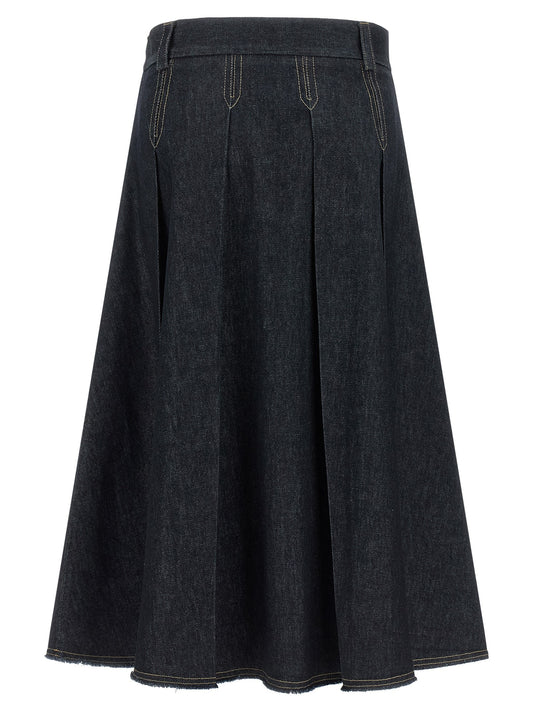 'Charlotte J' denim skirt