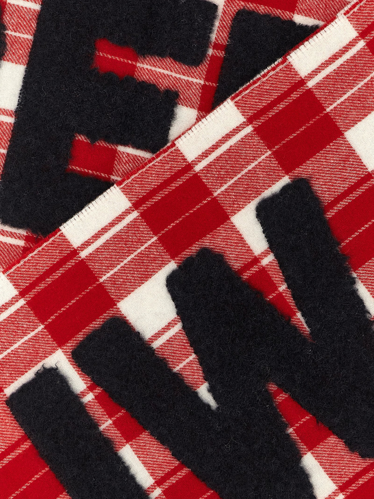 'Checkered Logo' scarf