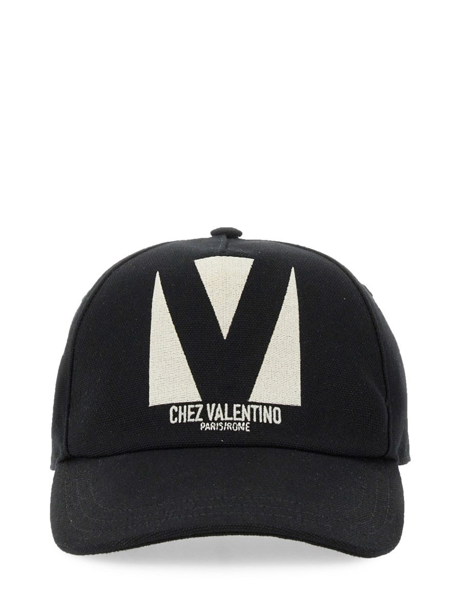 قبعة بيسبول مطرزة "CHEZ VALENTINO"