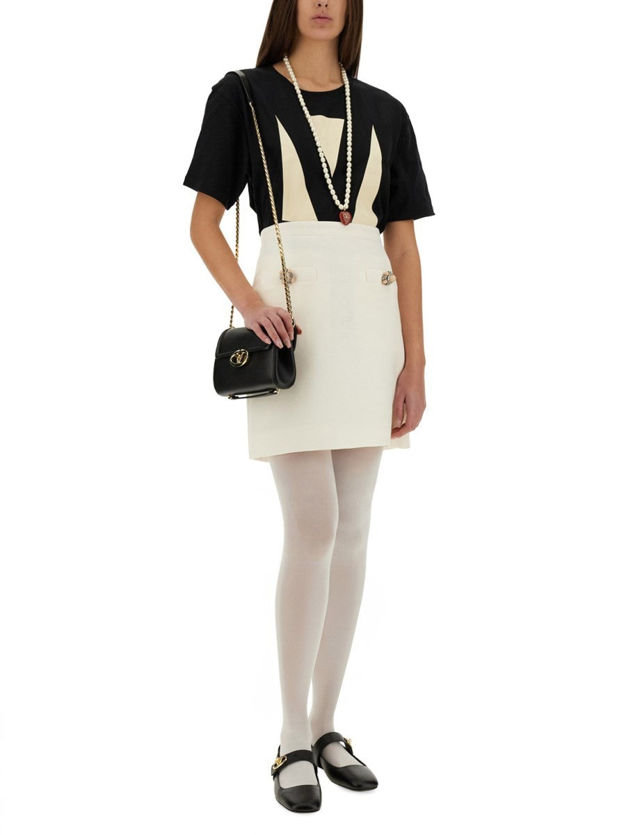 "CHEZ VALENTINO" PRINT T-SHIRT