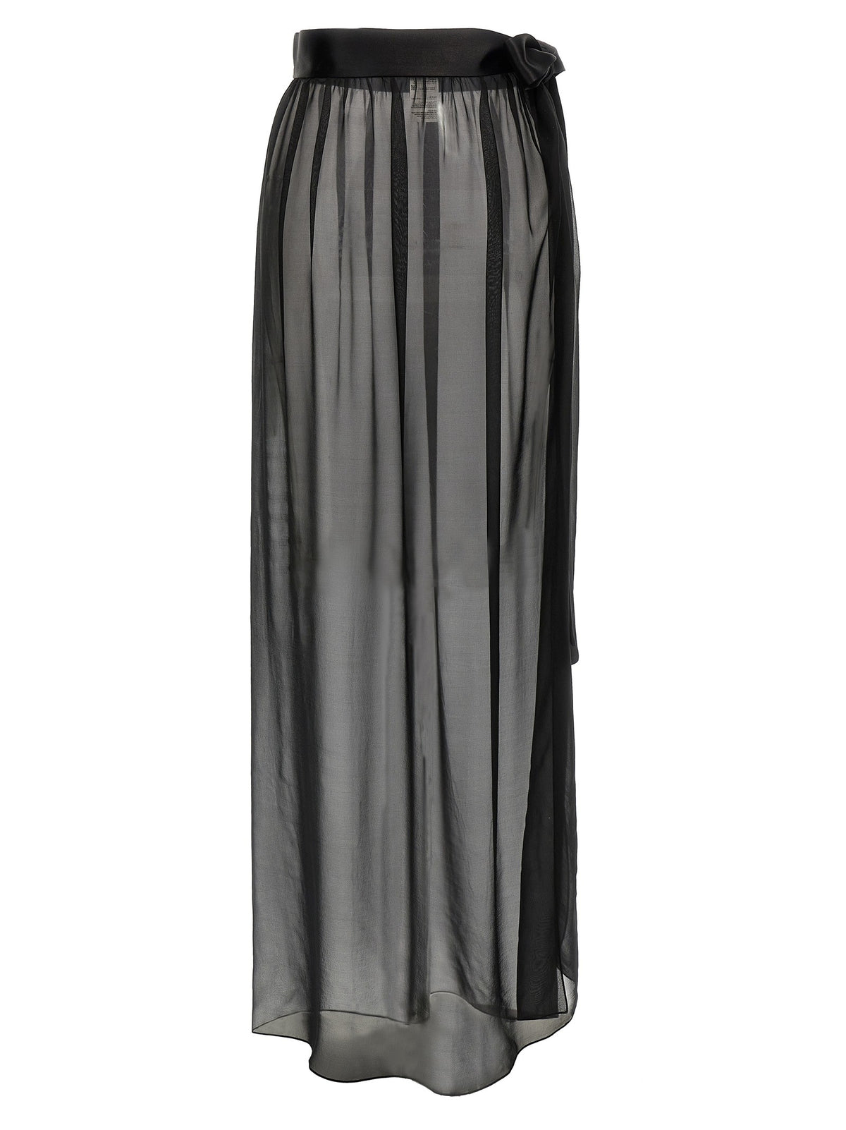 Chiffon long skirt