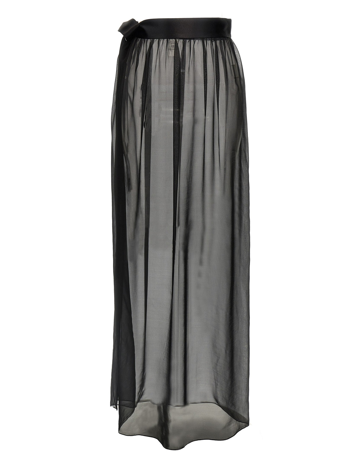 Chiffon long skirt