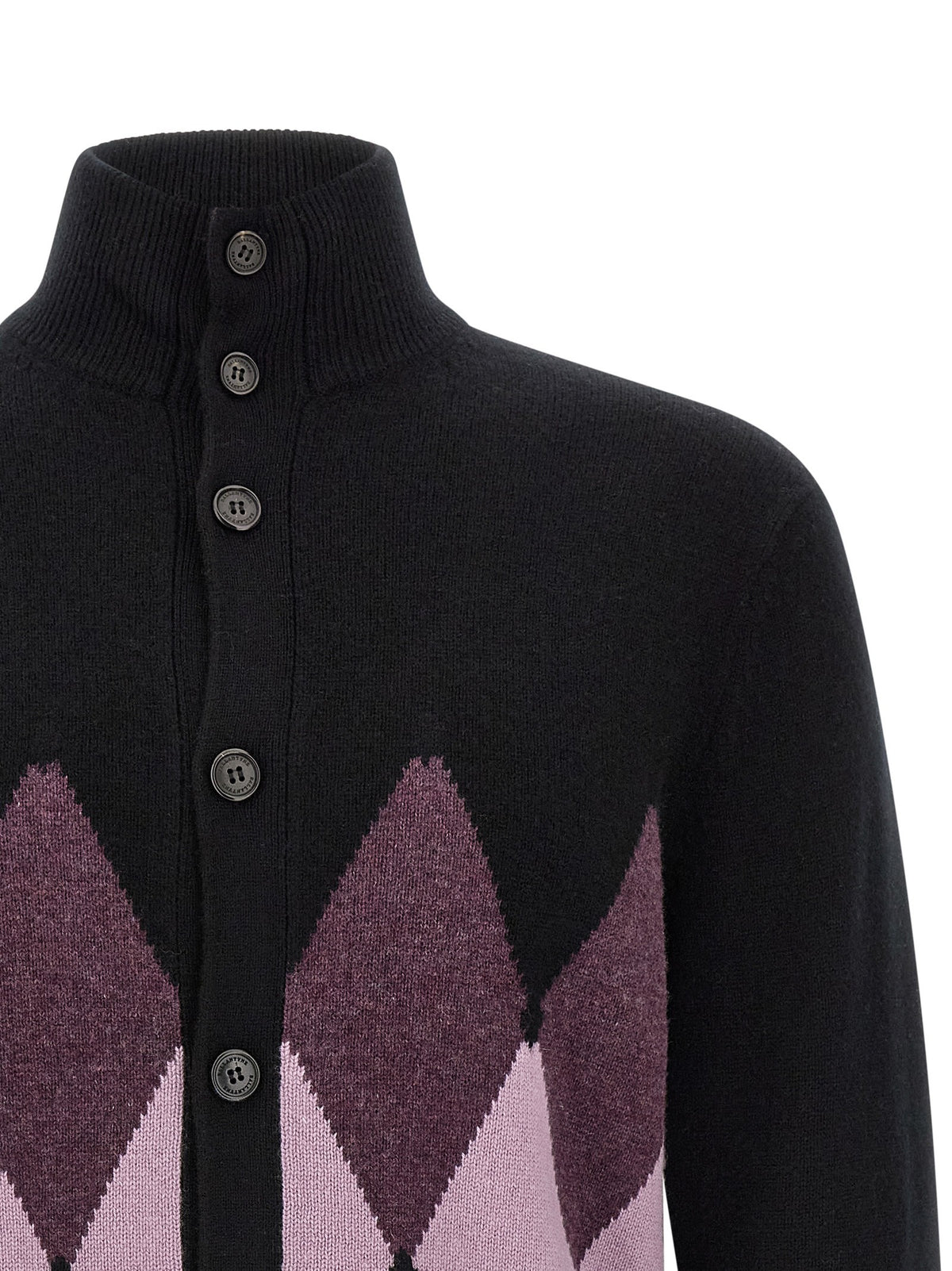 'Classic Diamond' diamond intarsia cardigan