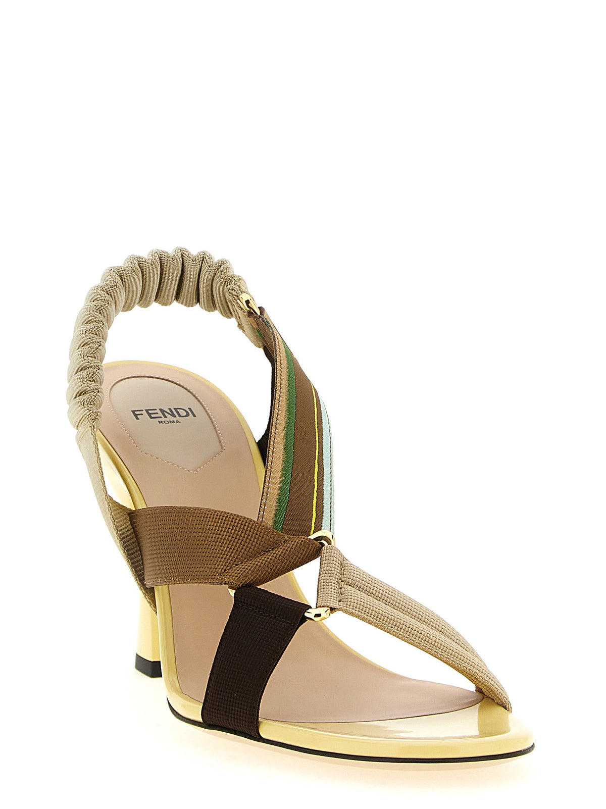 'Colibrì' sandals with cable ties