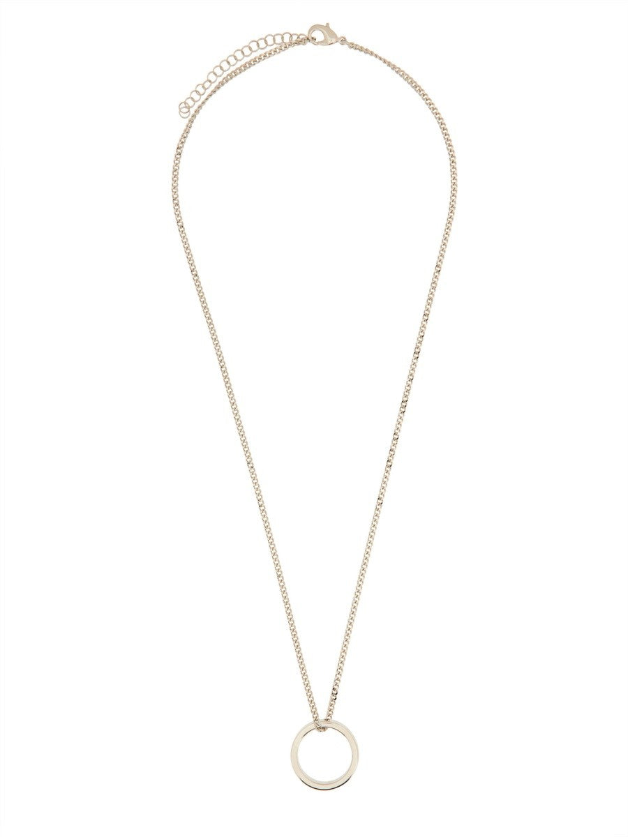 COLLANA CON PENDENTE AD ANELLO "NUMERIC SIGNATURE"
